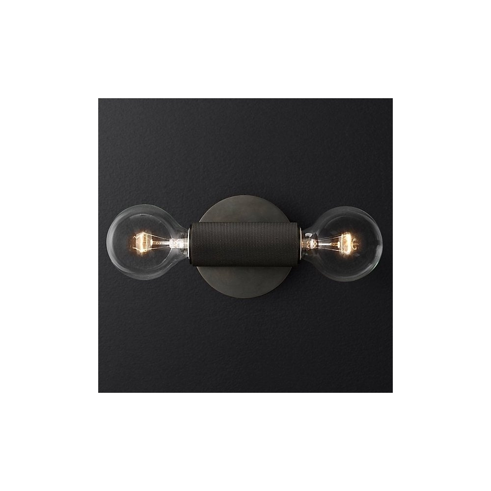 Изображение товара Бра IMPERIUMLOFT RH Utilitaire Inline Sconce Black 123278-22