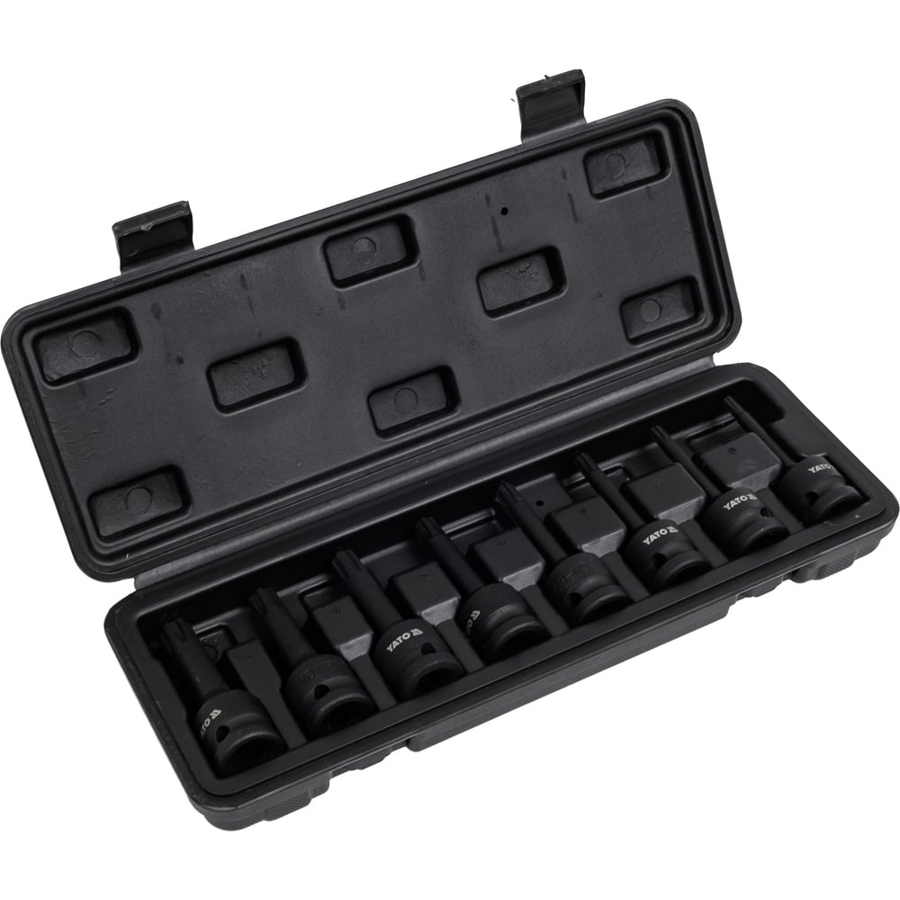Изображение товара Набор ударных головок-бит RIBE 8 шт 1/2 дюйма YATO YT-1068