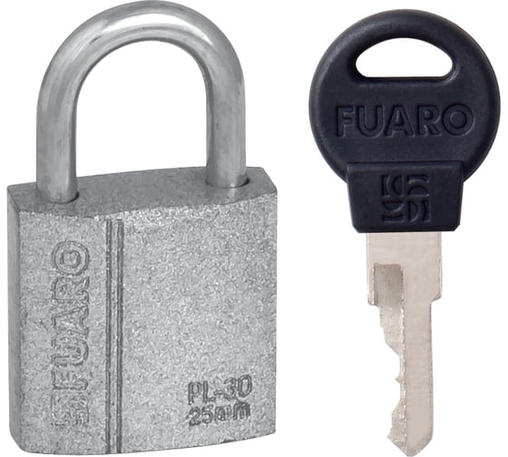 Изображение товара Навесной замок Fuaro PL-3025 25 мм 2 англ. кл. БЛИСТЕР 26287