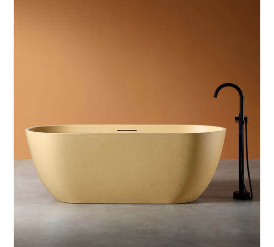 Изображение товара Ванна из искусственного камня ABBER Frankfurt песочная матовая AM9941MS