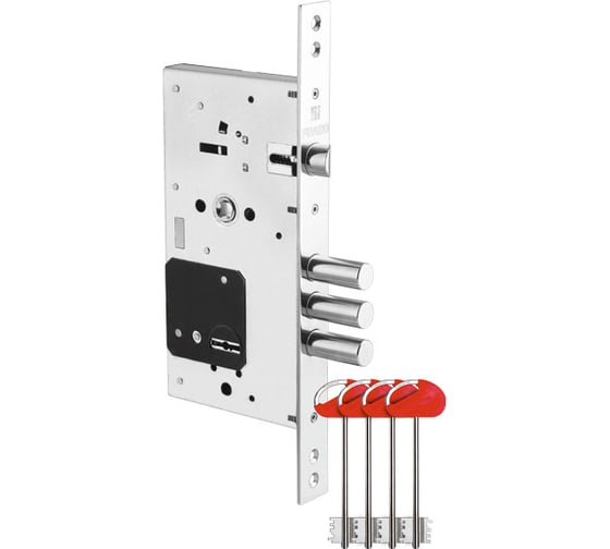 Изображение товара Врезной сувальдный замок с защелкой Fuaro V25/S-60.85.3R16, 4 кл. 36245