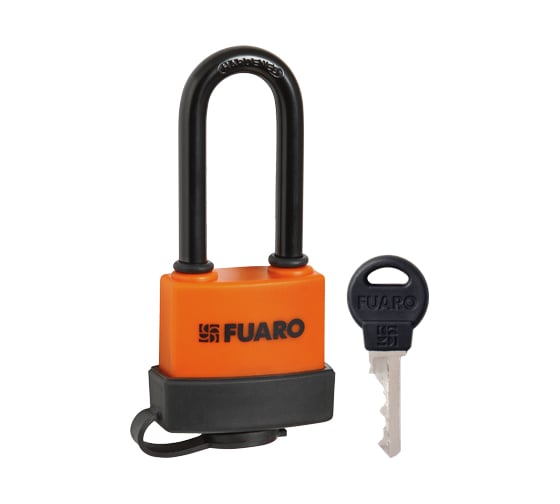 Изображение товара Навесной замок Fuaro PL-3640 LS 40 мм 3 англ.кл. удлиненная дужка БЛИСТЕР 26405