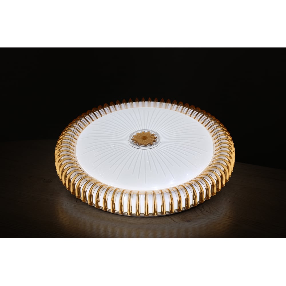 Изображение товара Светодиодный накладной светильник Metronex mlr-01 48W бело-золотой