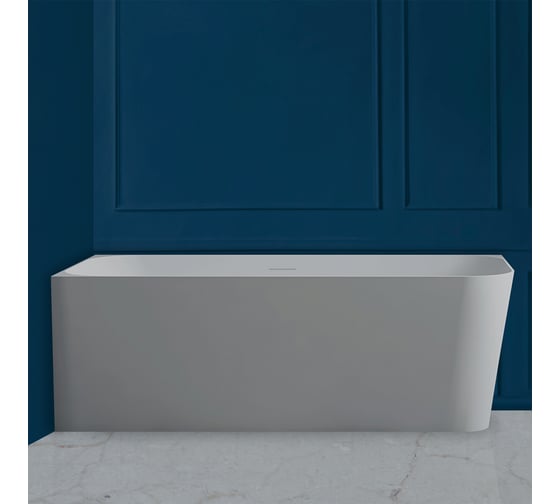 Изображение товара Ванна из искусственного камня ABBER Stein белая матовая AS9621-1.7 L