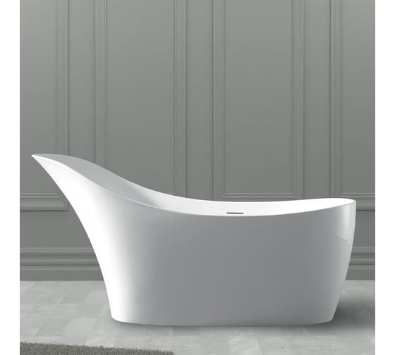 Изображение товара Ванна из искусственного камня ABBER Stein белая матовая AS9618