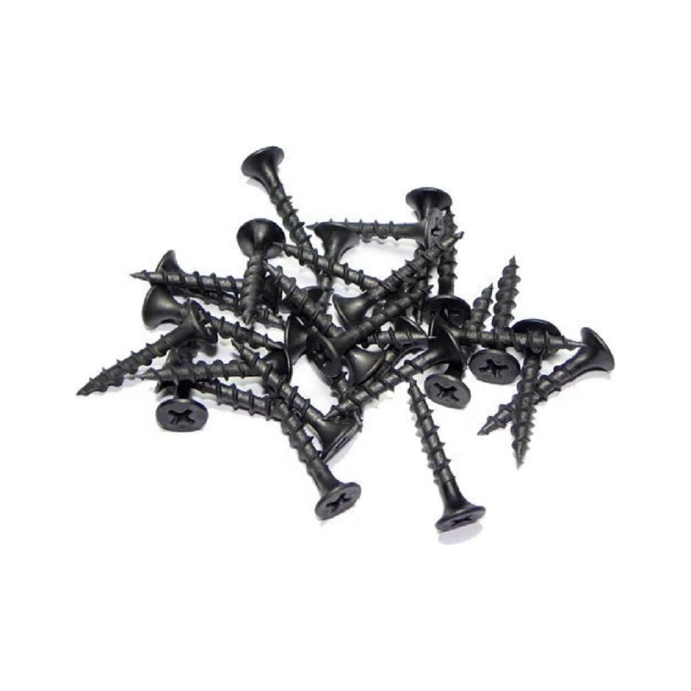 Изображение товара Саморез по дереву Dr. Bronz черный 3,5x41 мм 5 кг острый резьба фосфат