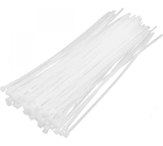 Изображение товара Нейлоновый хомут-стяжка СВК 4,8x370 мм, белый, 100 шт. Н0000026994