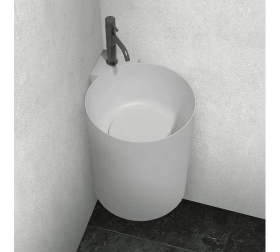 Изображение товара Подвесная раковина ABBER Stein белая матовая AS2625