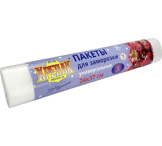 Изображение товара Пакеты для заморозки Крепак 24x37 см, 25 шт. 4607075711136