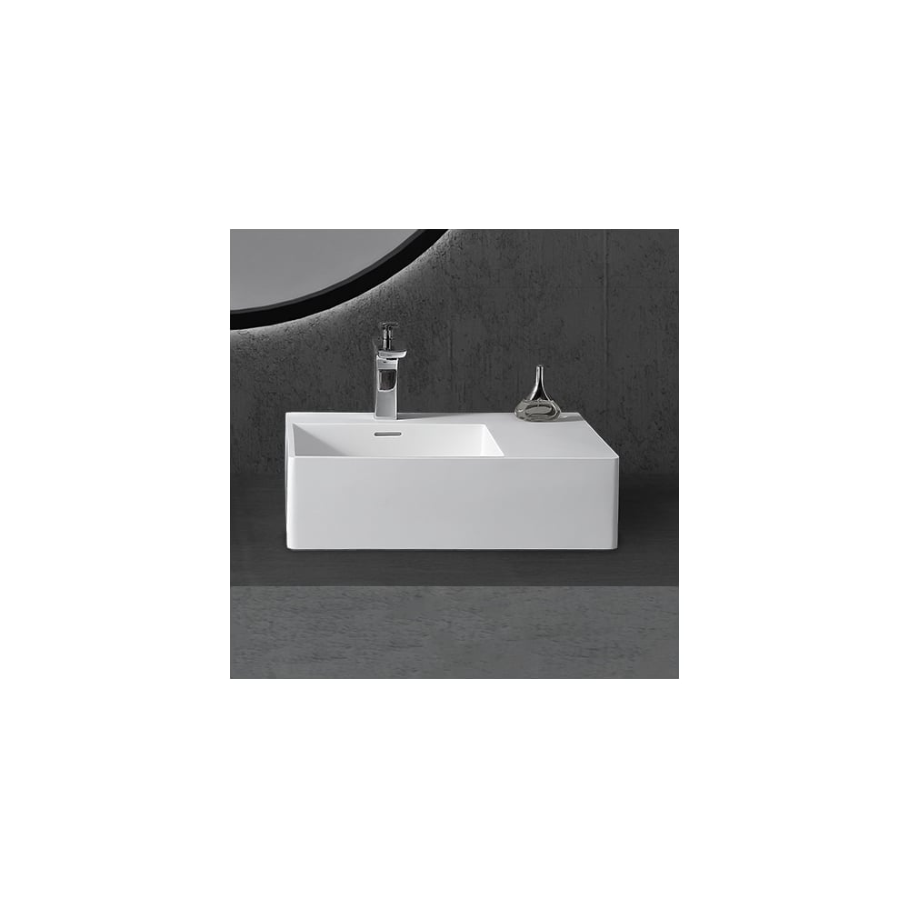 Изображение товара Подвесная раковина ABBER Stein белая матовая AS2644 L