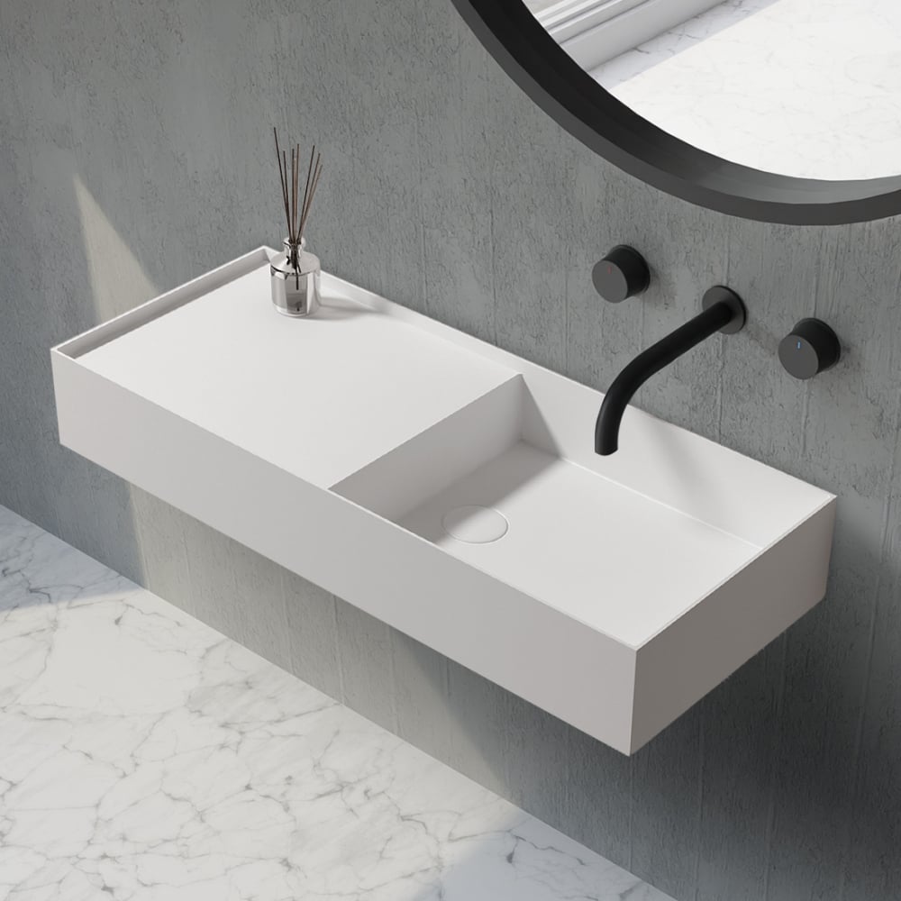 Изображение товара Подвесная раковина ABBER Stein белая матовая AS2648