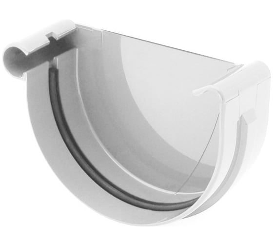 Изображение товара Заглушка желоба BRYZA левая 75 мм белая 60-091