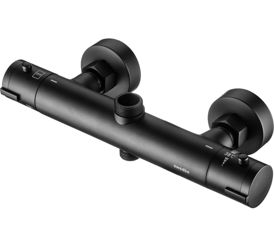 Изображение товара Термостатический смеситель для душа Swedbe Hermes с верхним подключением, черный 9022B