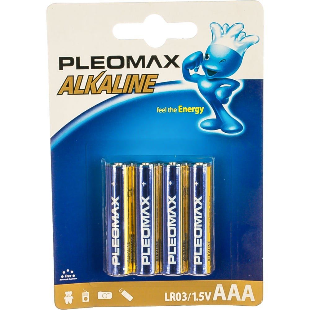 Элемент питания Pleomax элемент питания energizer max e91 aa fsb2 e301532801
