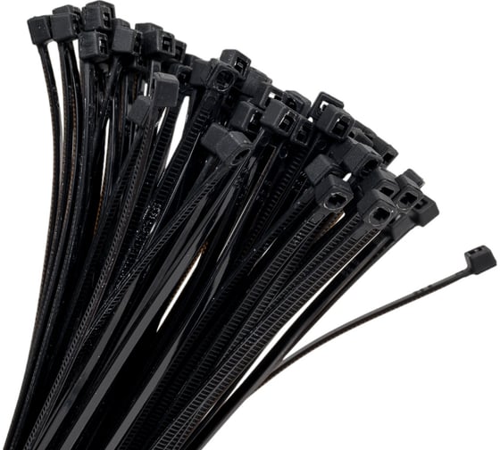 Изображение товара Нейлоновый хомут-стяжка СВК  2,5x150 мм, черный 100 шт Н0000026979