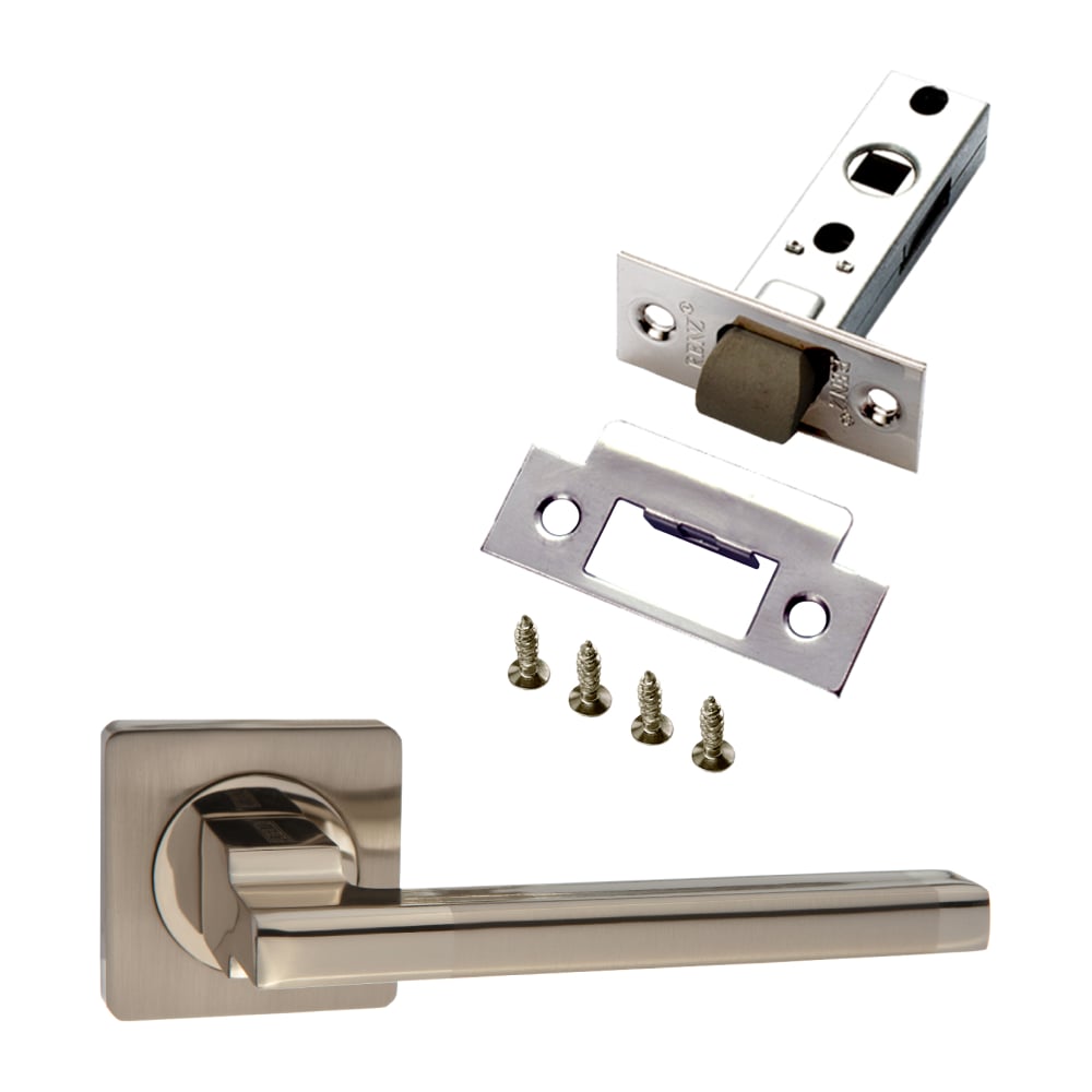 Изображение товара Комплект PAULINIDOR для межкомнатной двери с ручками и защелкой