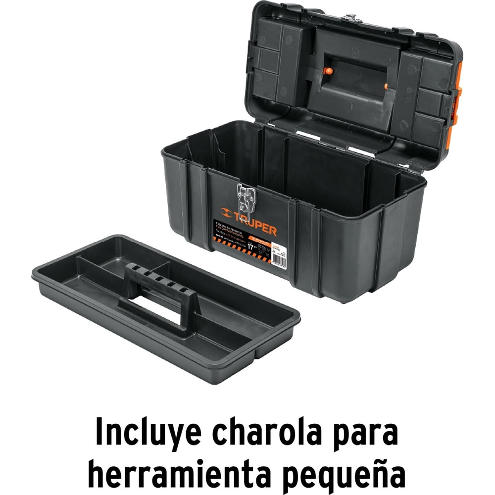 Изображение товара Ящик для инструмента Truper пластиковый 17"chp-17xc 102434