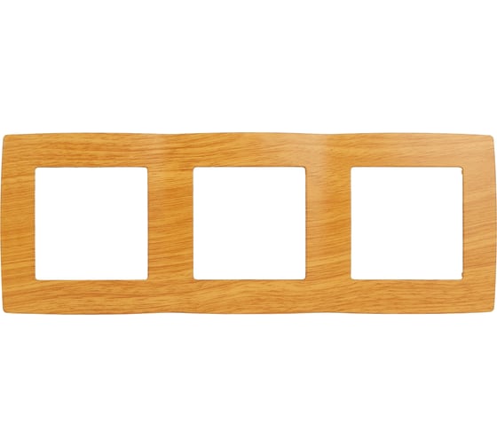 Изображение товара Рамка ЭРА 12500307 на 3 поста, ольха Б0014767