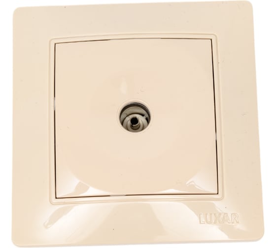 Изображение товара Розетка LUXAR Novo с/у TВ оконечная кремовая 4606400420279