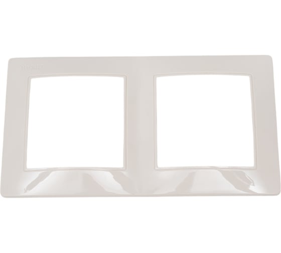Изображение товара Рамка LUXAR Novo на 2 поста белая универсальная 4606400001881