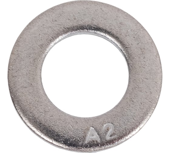 Изображение товара Шайба STARFIX М12 (13), плоская, нержавеющая сталь А2, DIN 125, 200 шт. в упаковке SM-66540-200