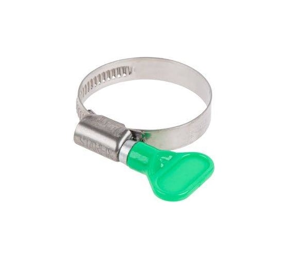 Изображение товара Червячный хомут STARFIX с ключом бабочка, 30-45 мм, нержавеющая сталь W2, 50 шт. в пакете SM-62132-50