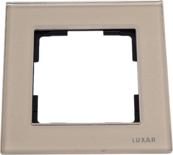 Изображение товара Рамка LUXAR Art на 1 пост стекло шампань 4606400620570