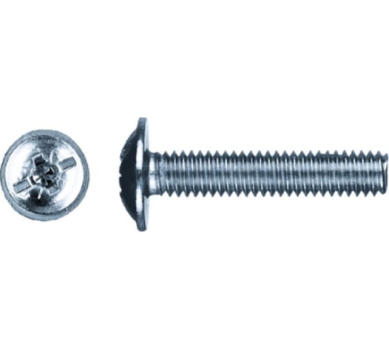 Изображение товара Винт STARFIX М6x70 мм, для мебельной фурнитуры, цинк, DIN 967, 150 шт. в картонной упаковке SMC3-68931-150