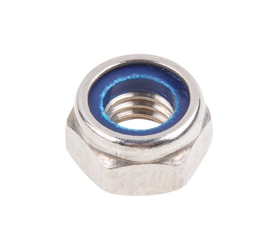 Изображение товара Гайка со стопорным кольцом STARFIX М5, нержавеющая сталь А2, DIN 985, 1000 шт. в упаковке SM-45458-1000