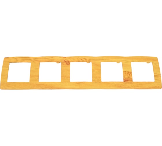 Изображение товара Рамка ЭРА 12500511 на 5 постов, сосна Б0019150