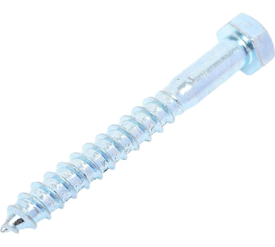 Изображение товара Шуруп STARFIX 12x100 мм, шестигранная головка, цинк, DIN 571, 250 шт. в коробе SM-65771-250