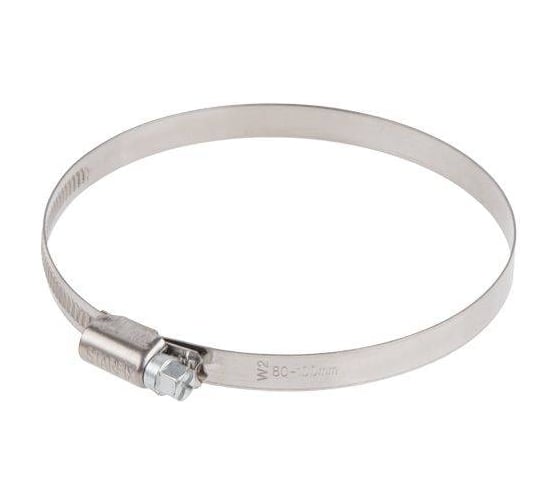 Изображение товара Червячный хомут STARFIX 80-100 мм, нержавеющая сталь W2, 25 шт. в пакете M-38032-25