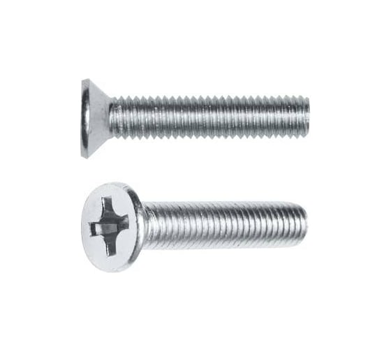 Изображение товара Винт STARFIX М5x75 мм, потайная головка, цинк, DIN 965, 200 шт. в картонной упаковке SMC3-47881-200