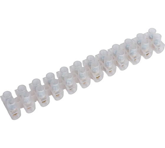 Изображение товара Винтовой зажим TDM ELECTRIC ЗВИ-5 полипропилен 0,75-4мм2 12пар 100С белый SQ0510-0022