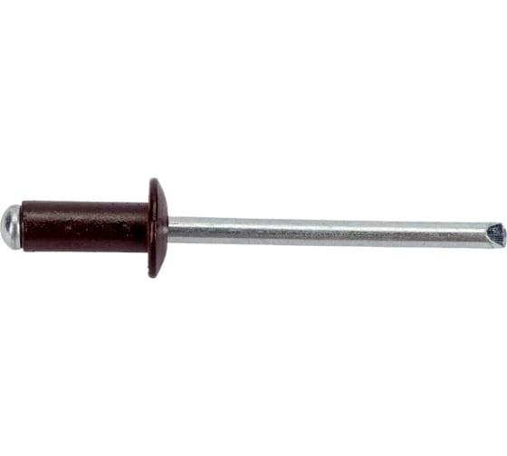 Изображение товара Вытяжная заклепка STARFIX 4.8x12 мм, алюминий/сталь, RAL 8017, 10000 шт. в коробе SM-68055-10000