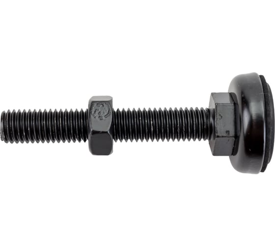 Изображение товара Регулируемая опора-ножка ITK резьба М12 90х34мм черная LF-80