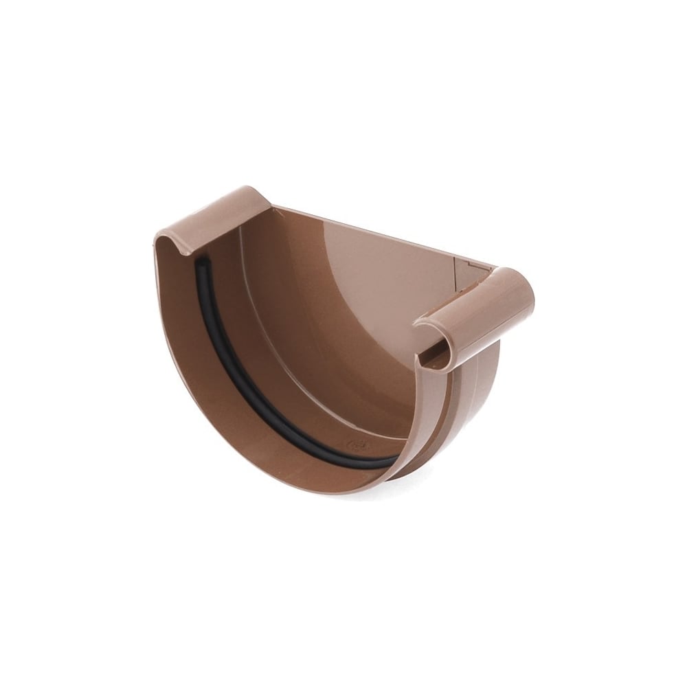 Изображение товара Заглушка желоба BRYZA правая 75 мм коричневая 60-082