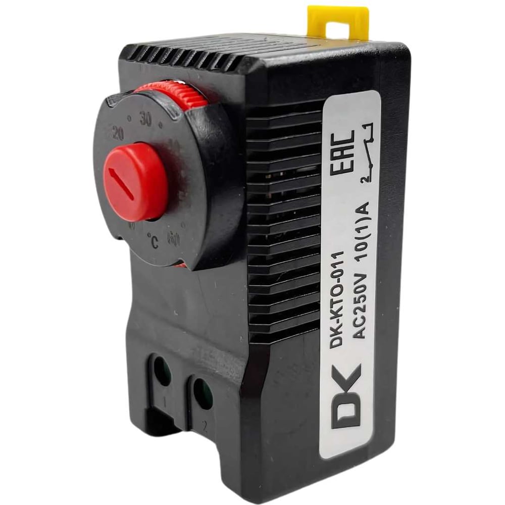 Изображение товара Термостат DELTAKIP Delta-Kip DK-KTO-011, управляет температурой от 0 до 60°C, монтаж на DIN-рейку