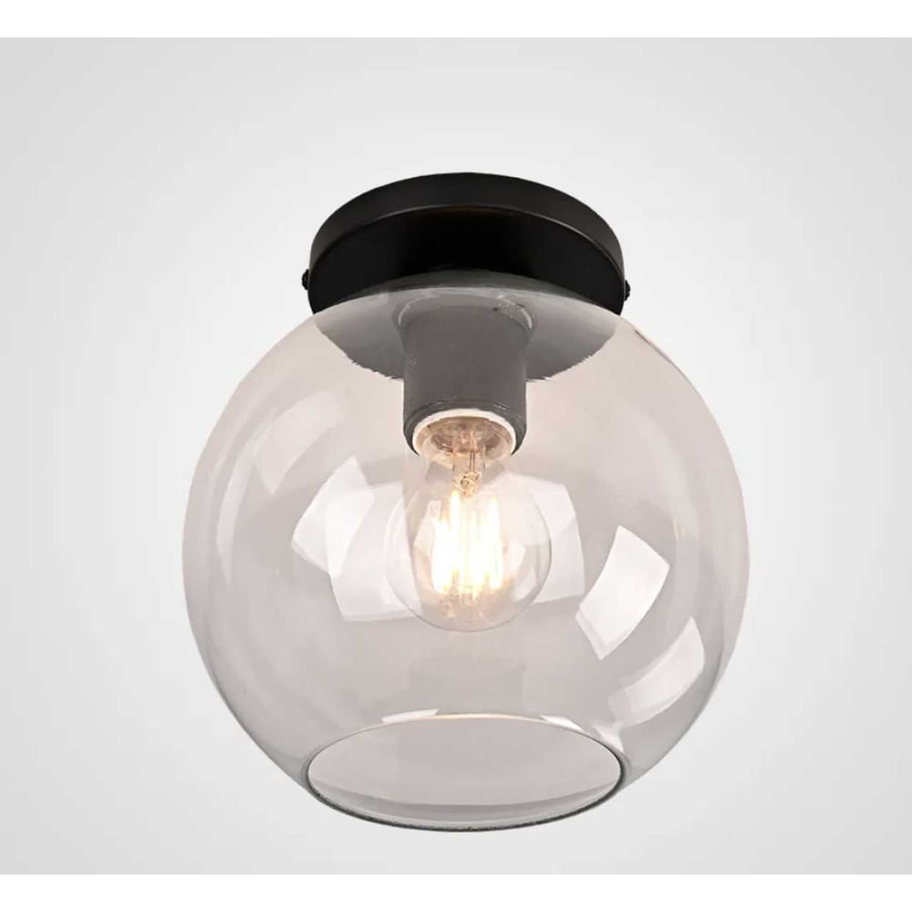 Изображение товара Потолочный светильник IMPERIUMLOFT RH Utilitaire Globe Shade Черный Эксклюзив