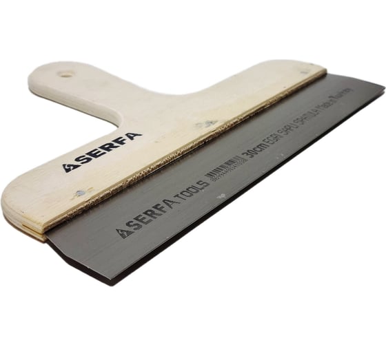 Изображение товара Шпатель Serfa фасадный с деревянной ручкой 30 см 103