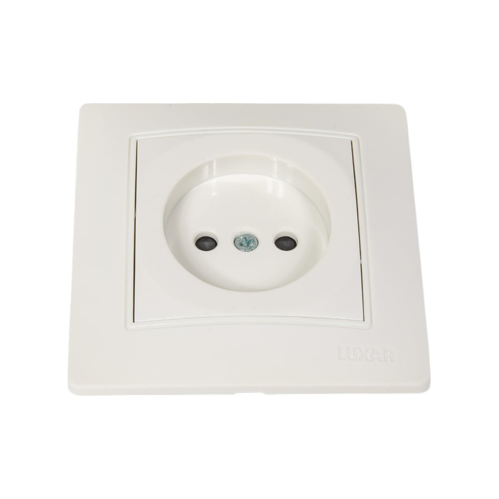 Изображение товара Розетка LUXAR Novo без з/к белая 250В 16А для встраиваемого монтажа