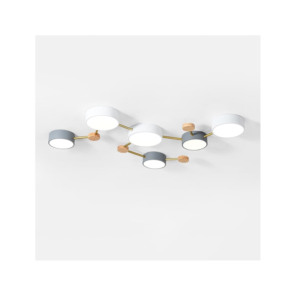 Изображение товара Потолочный светильник IMPERIUMLOFT SOLEN L6 151504-26 сканди стиль с встроенными светодиодами