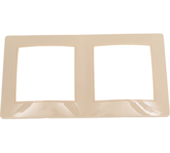 Изображение товара Универсальная рамка LUXAR Novo на 2 поста кремовая 4606400001898