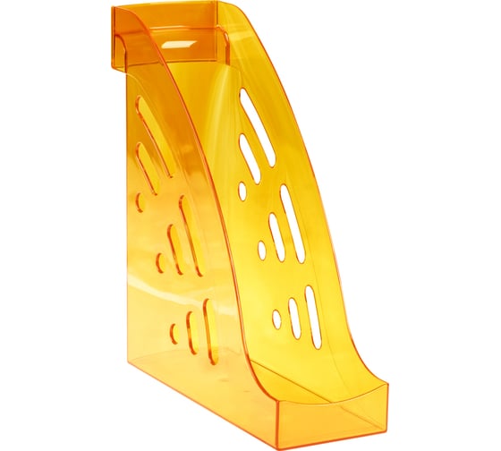 Изображение товара Вертикальный лоток для бумаг СТАММ Эксперт, тонированный, манго ЛТВ-31154