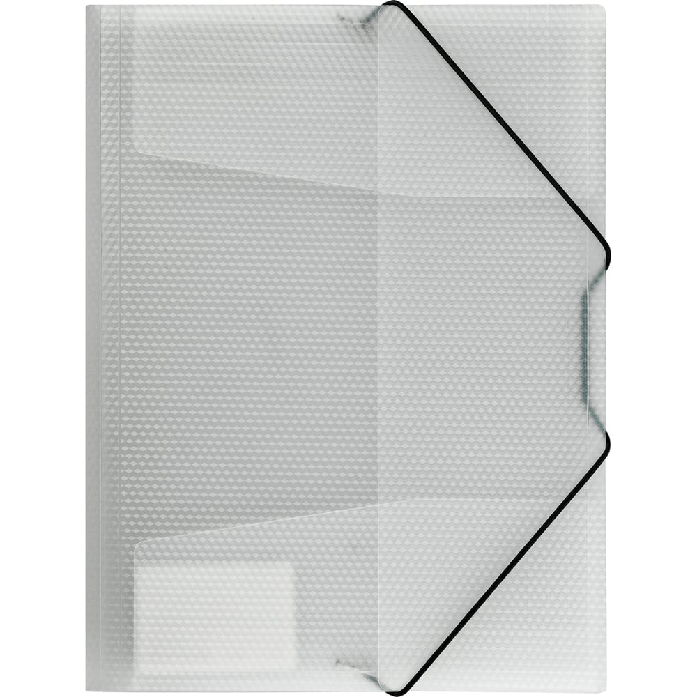 Изображение товара Папка на резинке СТАММ Кристалл А4 500 мкм пластиковая прозрачная