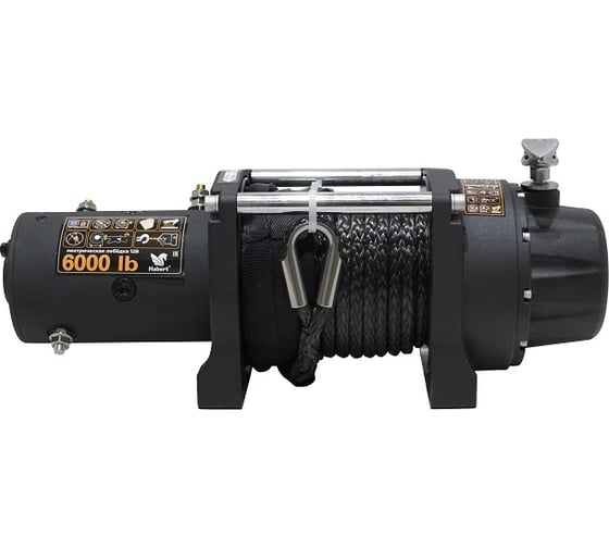 Изображение товара Электрическая лебедка Habert 6000LB, синтетический трос 00-00158880