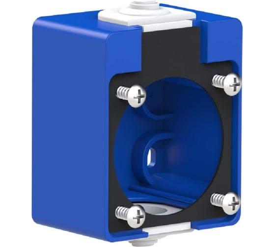 Изображение товара Настенный адаптер для розетки серии 105-0 PCE синий 106-0