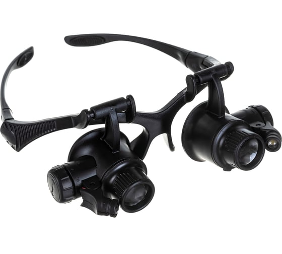 Изображение товара Налобная лупа Pro Legend 10x/15x/20x/25x очки с подсветкой 2 LED PL4417