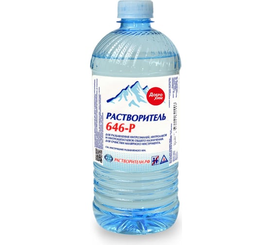 Изображение товара Растворитель Доброхим 646 1,0л 00-00000202
