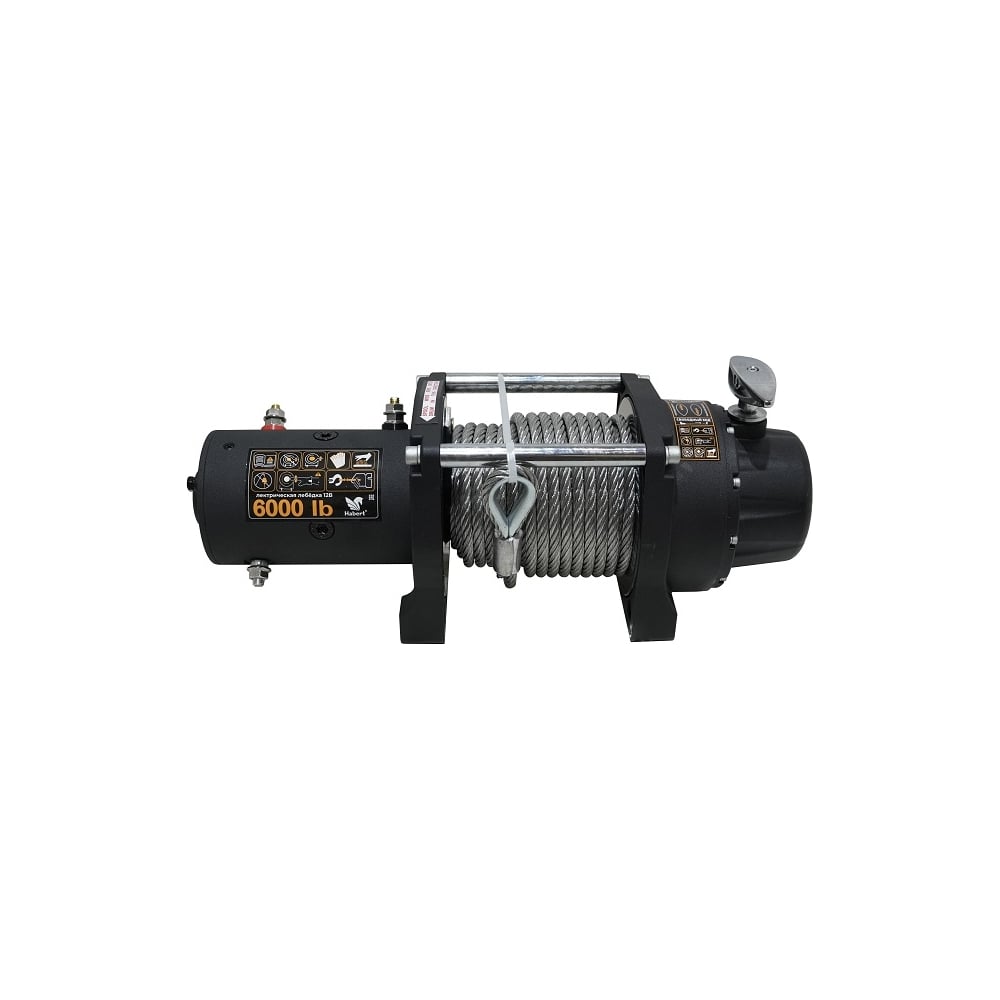Изображение товара Электрическая лебедка Habert 6000LB, стальной трос 00-00158881